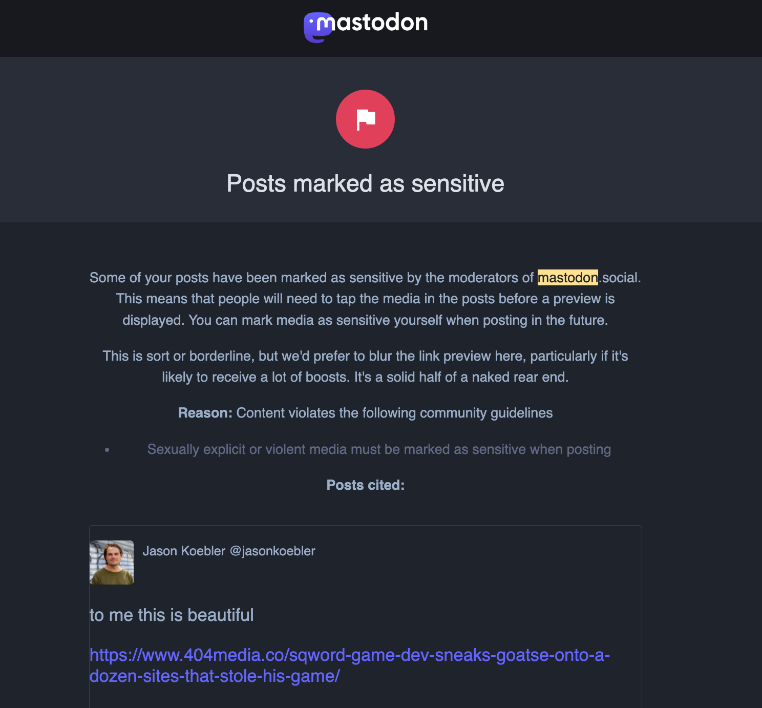 Mastodon Is the Good One