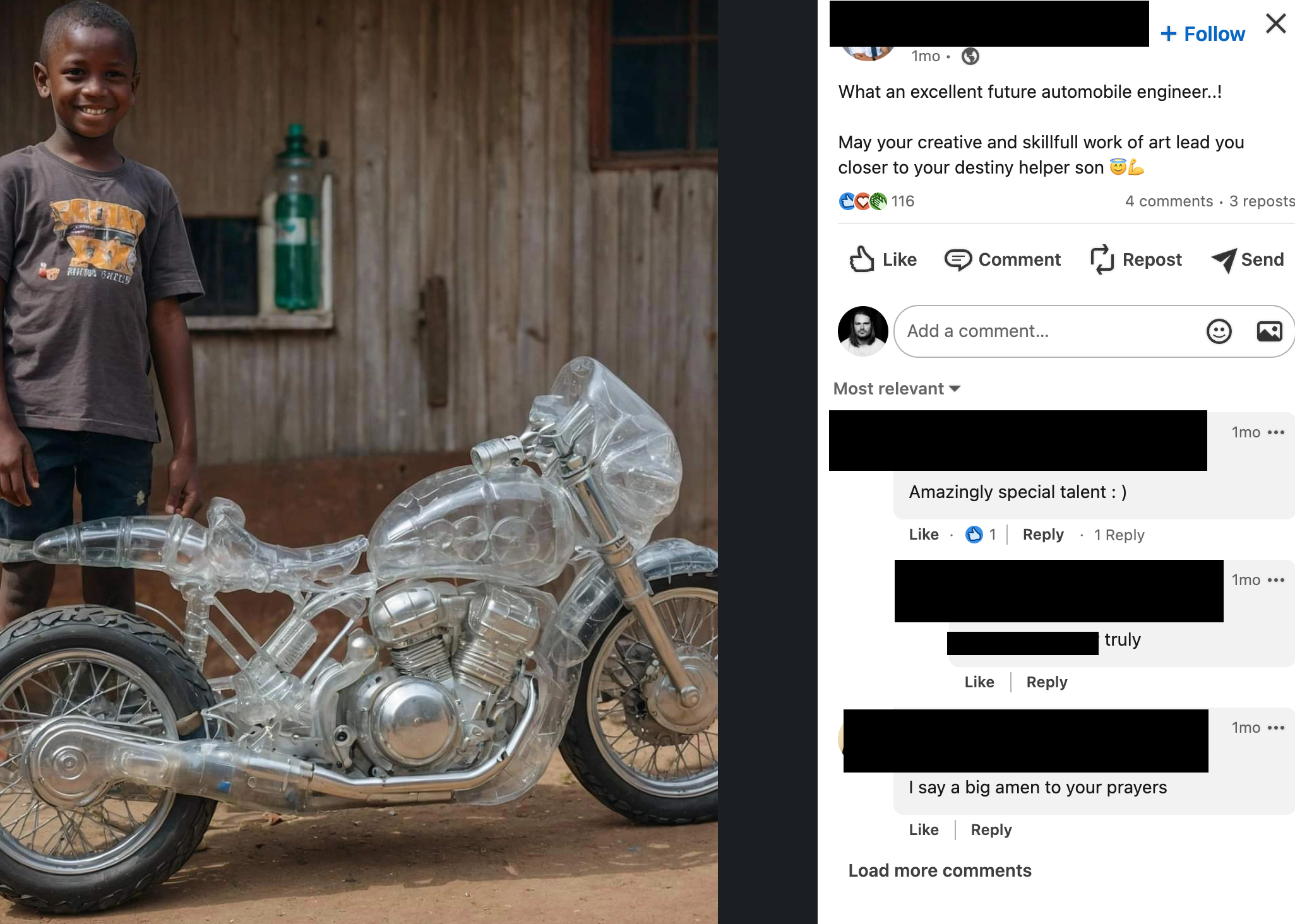 Facebook’s Bizarre AI Images Now on LinkedIn, Too