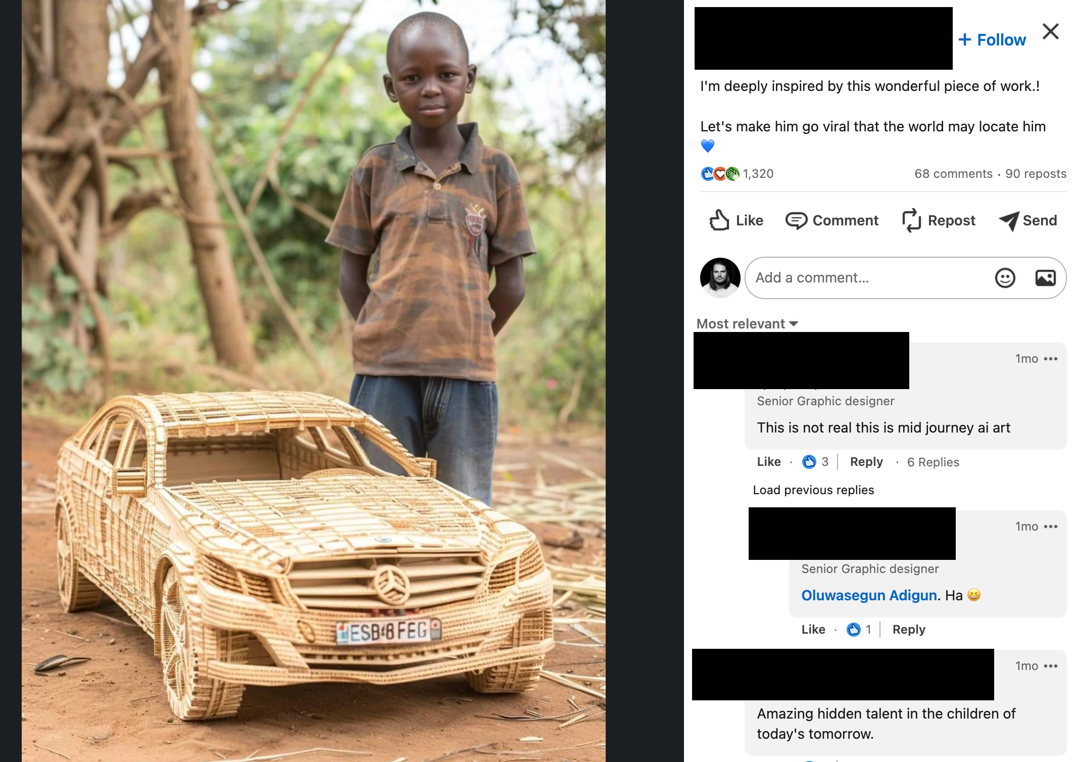 Facebook’s Bizarre AI Images Now on LinkedIn, Too