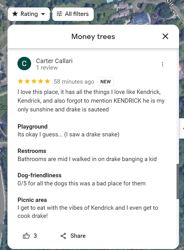 'Kendrick's Pool:' People Are Tagging Drake's House With Insults on Google Maps