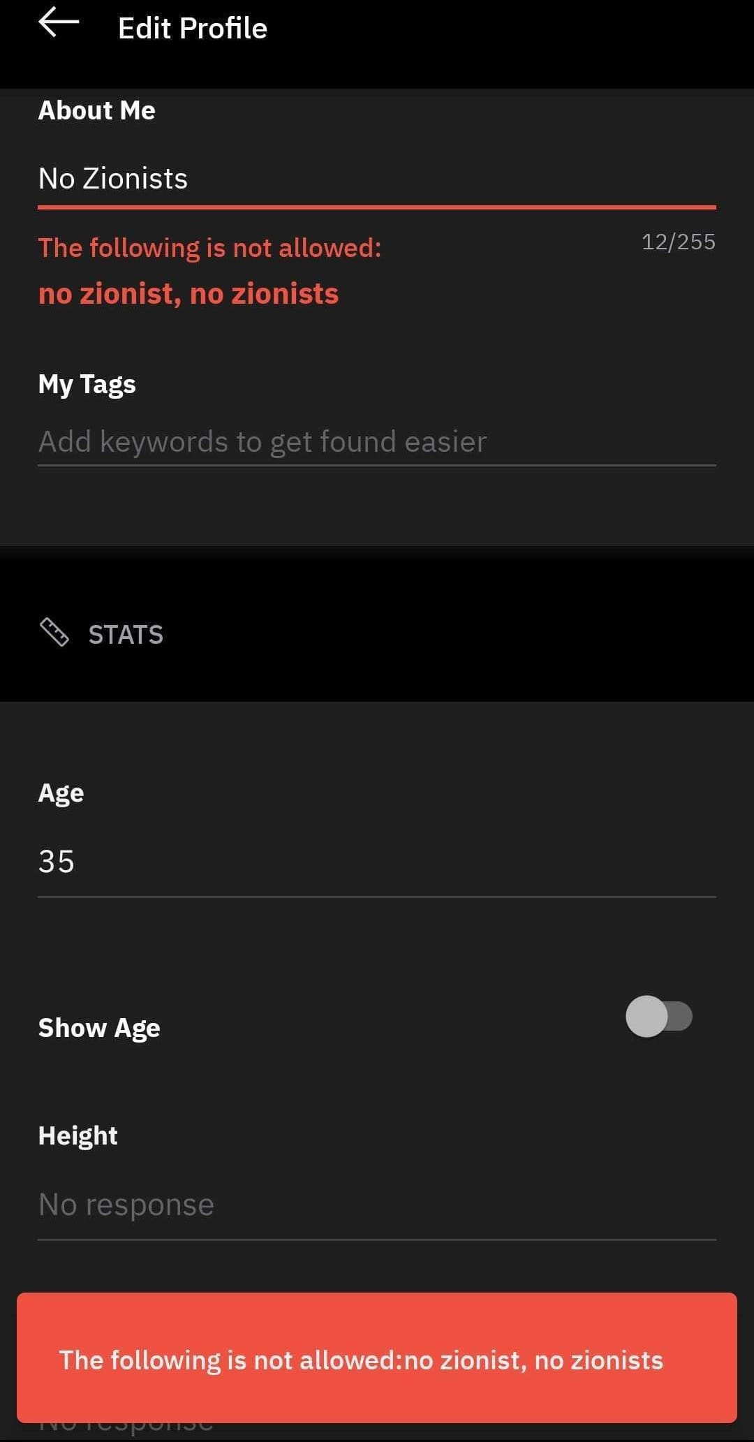 Grindr Won’t Let Users Say 'No Zionists'