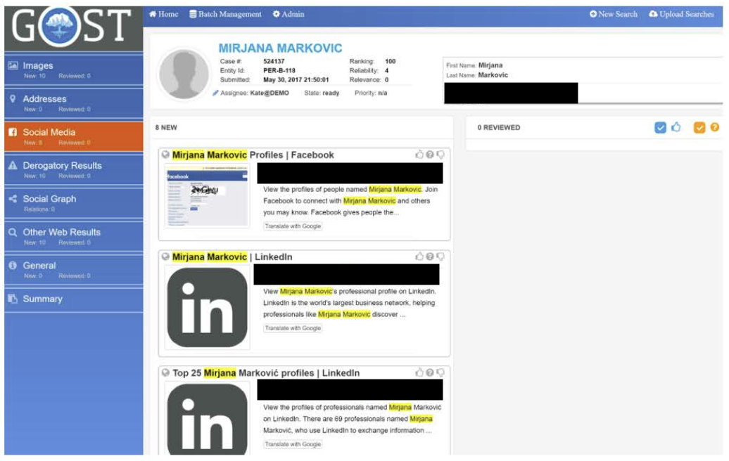 Un vistazo a la base de datos del ICE que busca comentarios “despectivos” en línea