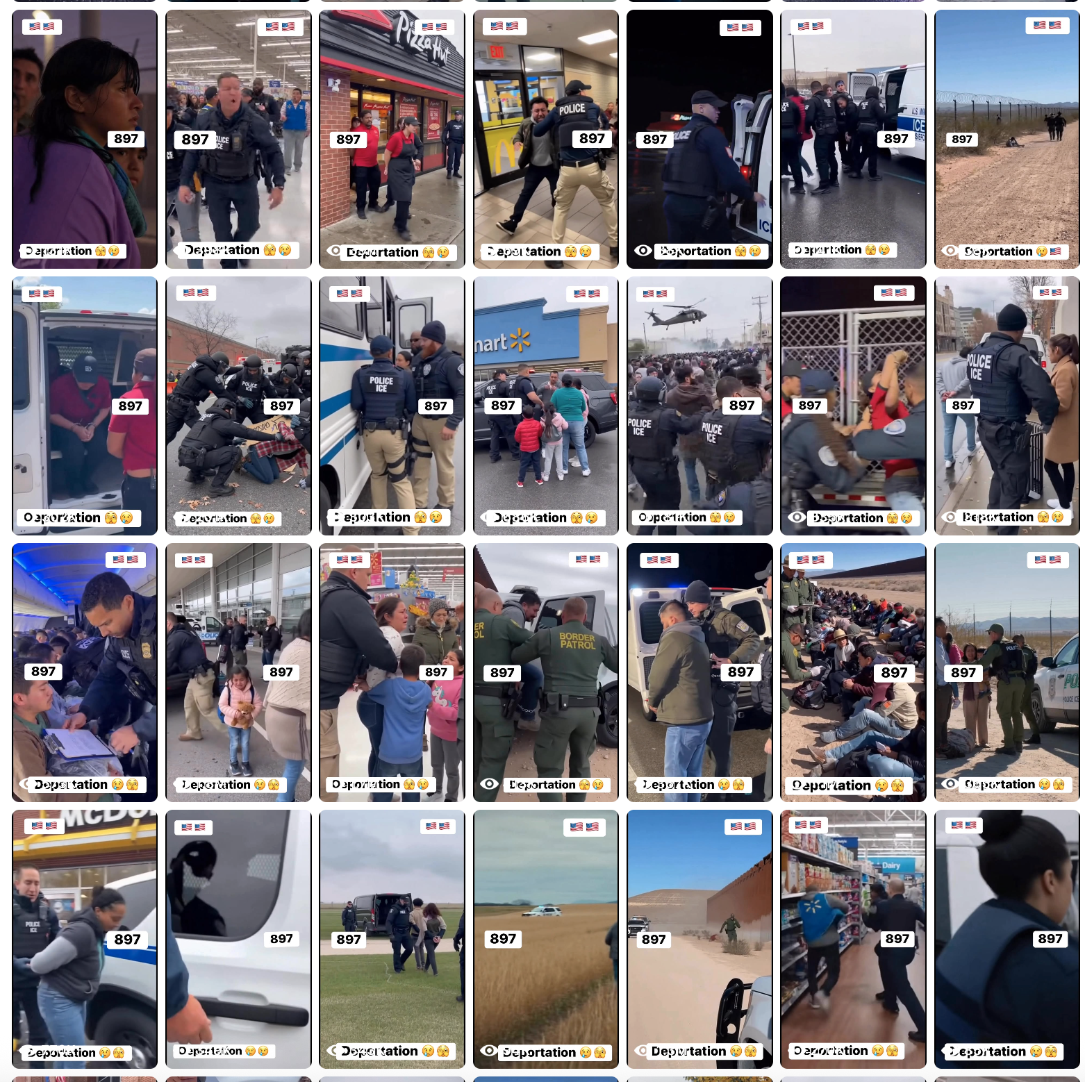 AI-Generated Videos of ICE Raids Are Wildly Viral on Facebook