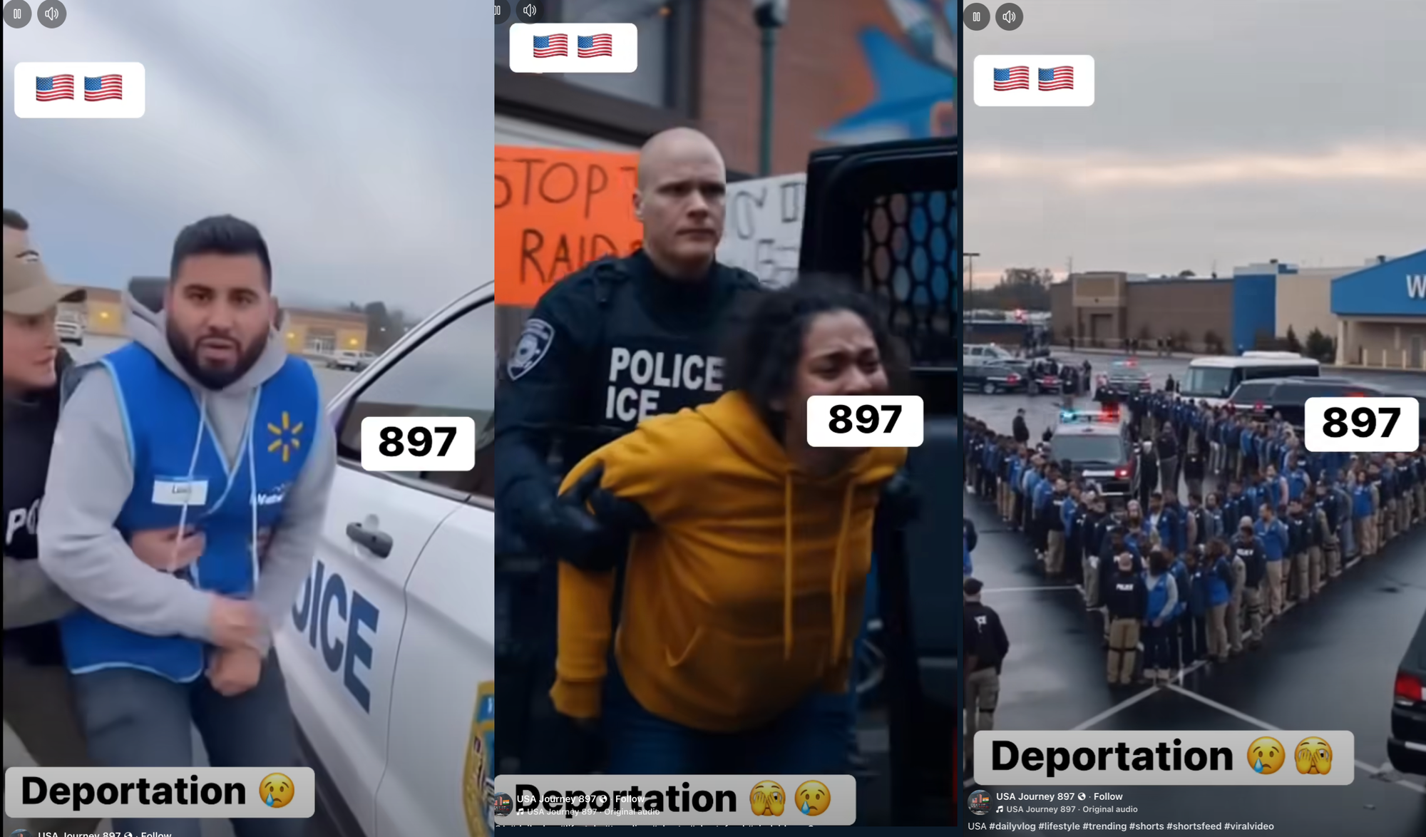 AI-Generated Videos of ICE Raids Are Wildly Viral on Facebook