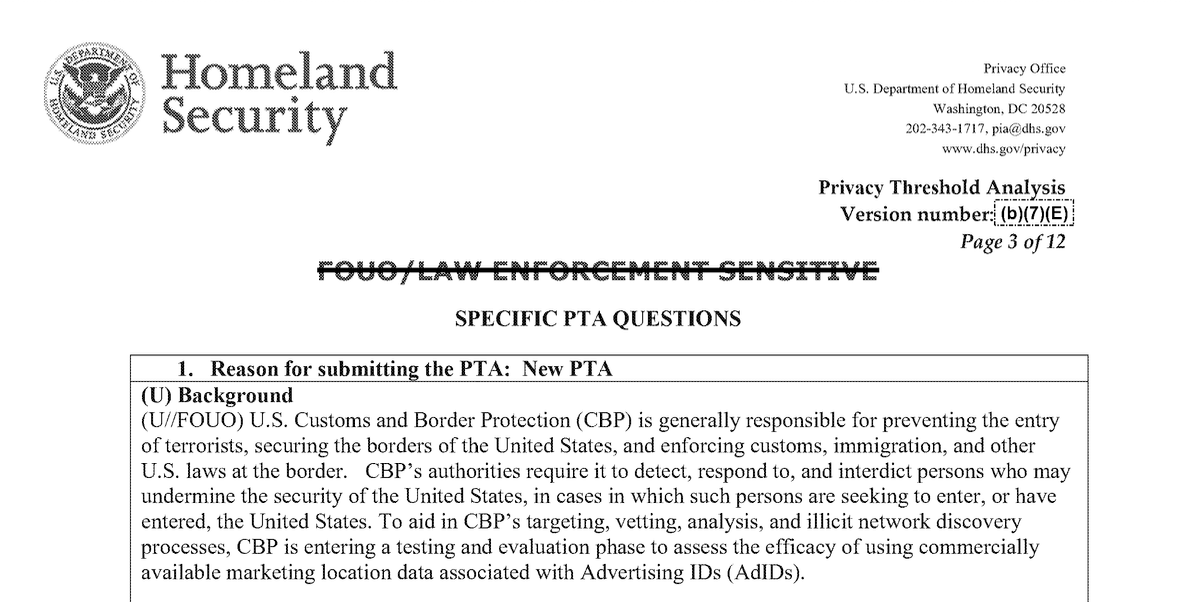 CBP Tapped Into the Online Advertising Ecosystem To Track Peoples’ Movements