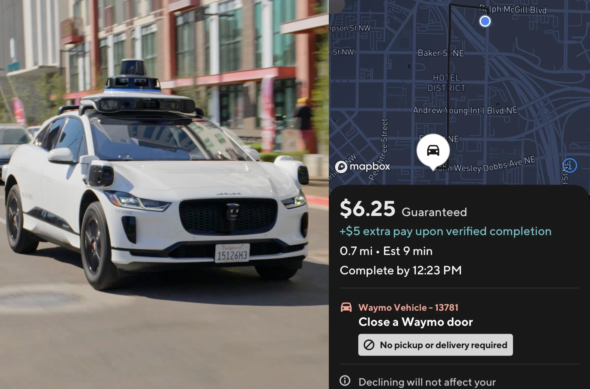 Waymo Is Getting DoorDashers to Close Doors on Self Driving Cars