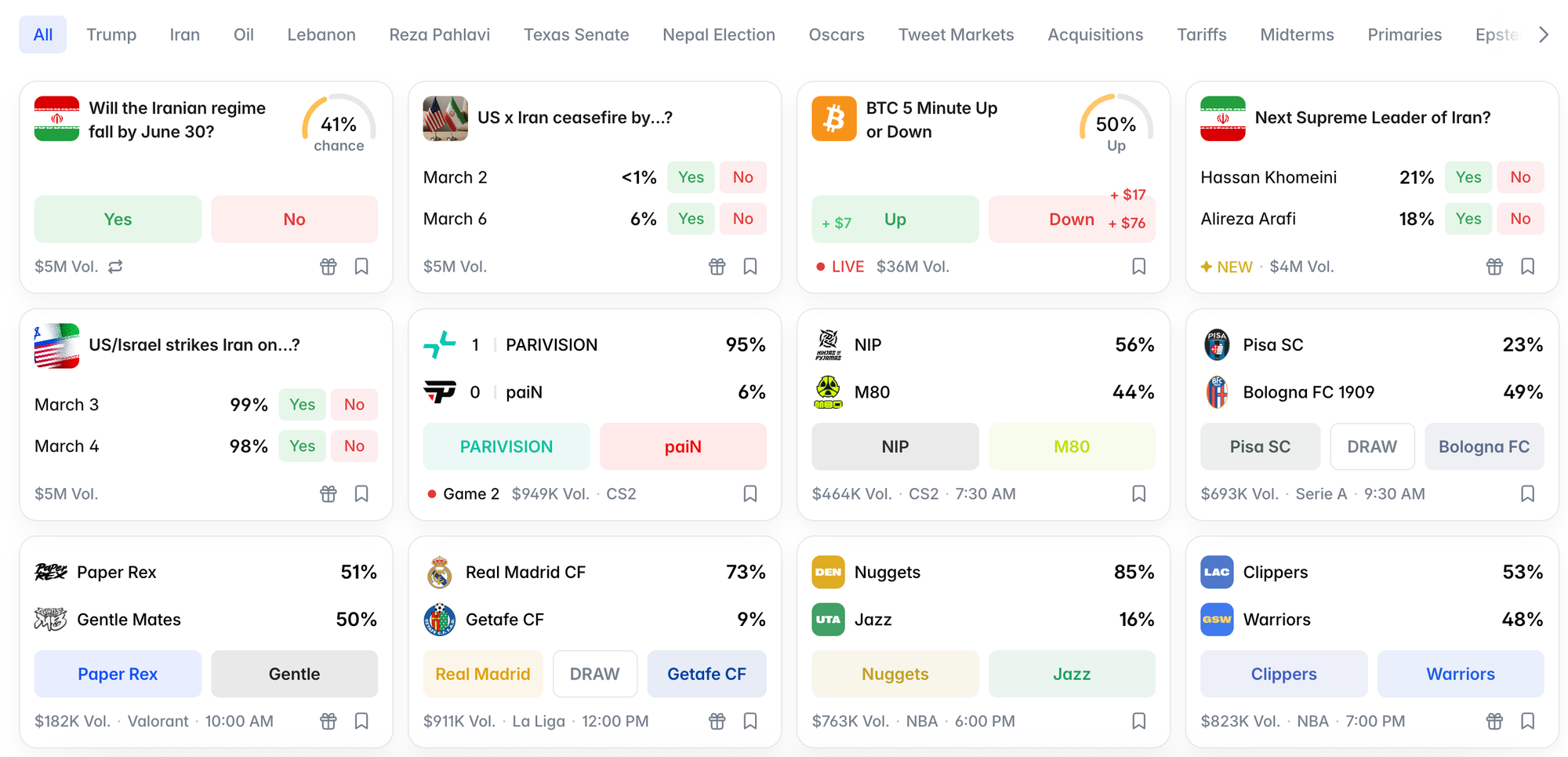 With Iran War, Kalshi and Polymarket Bet That the Depravity Economy Has No Bottom