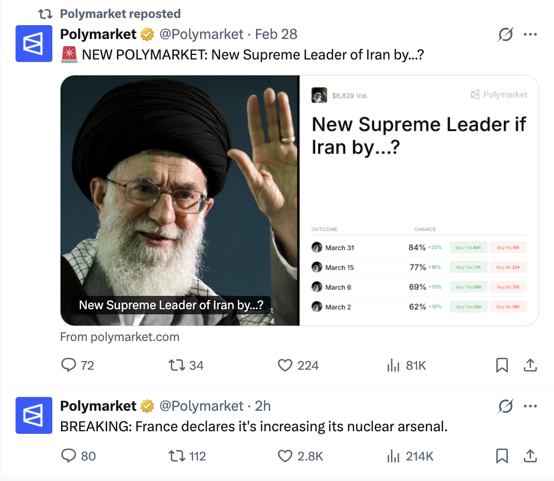 With Iran War, Kalshi and Polymarket Bet That the Depravity Economy Has No Bottom