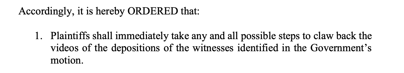 DOGE Deposition Videos Taken Down After Judge Order and Widespread Mockery