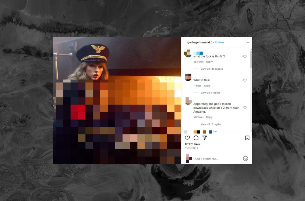 Will Instagram Remove This AI Nazi Taylor Swift Image After I Post This Article?