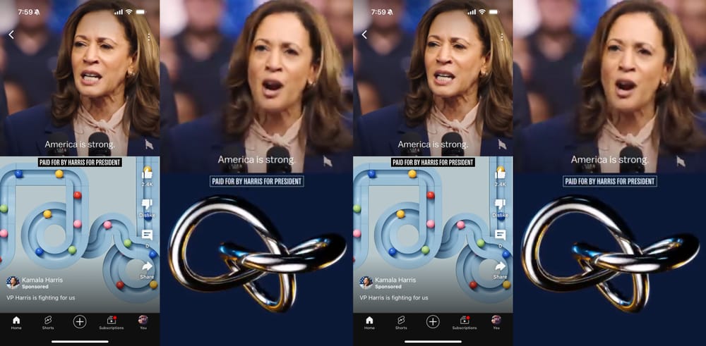 Kamala Harris Campaign Experiments With Ads for an Audience With “Brain Rot”