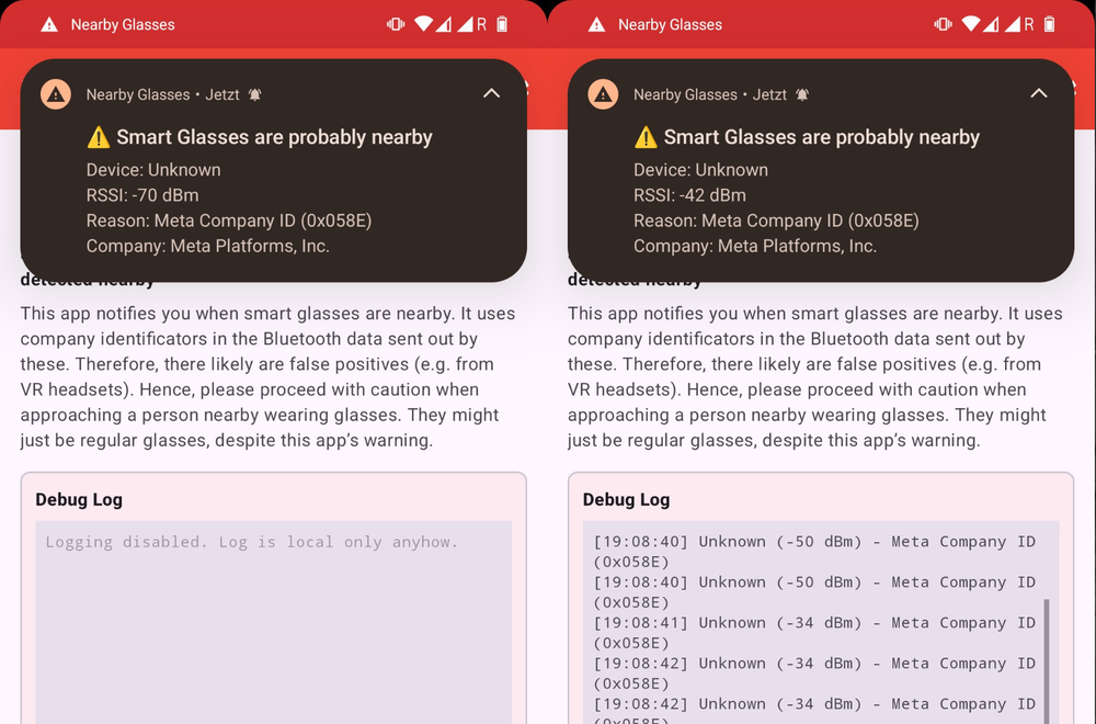 This App Warns You if Someone Is Wearing Smart Glasses Nearby