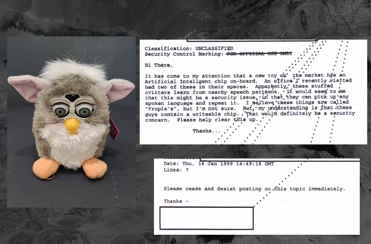 These Are the Notorious NSA Furby Documents Showing Spy Agency Freaking Out About Embedded AI in Children's Toy