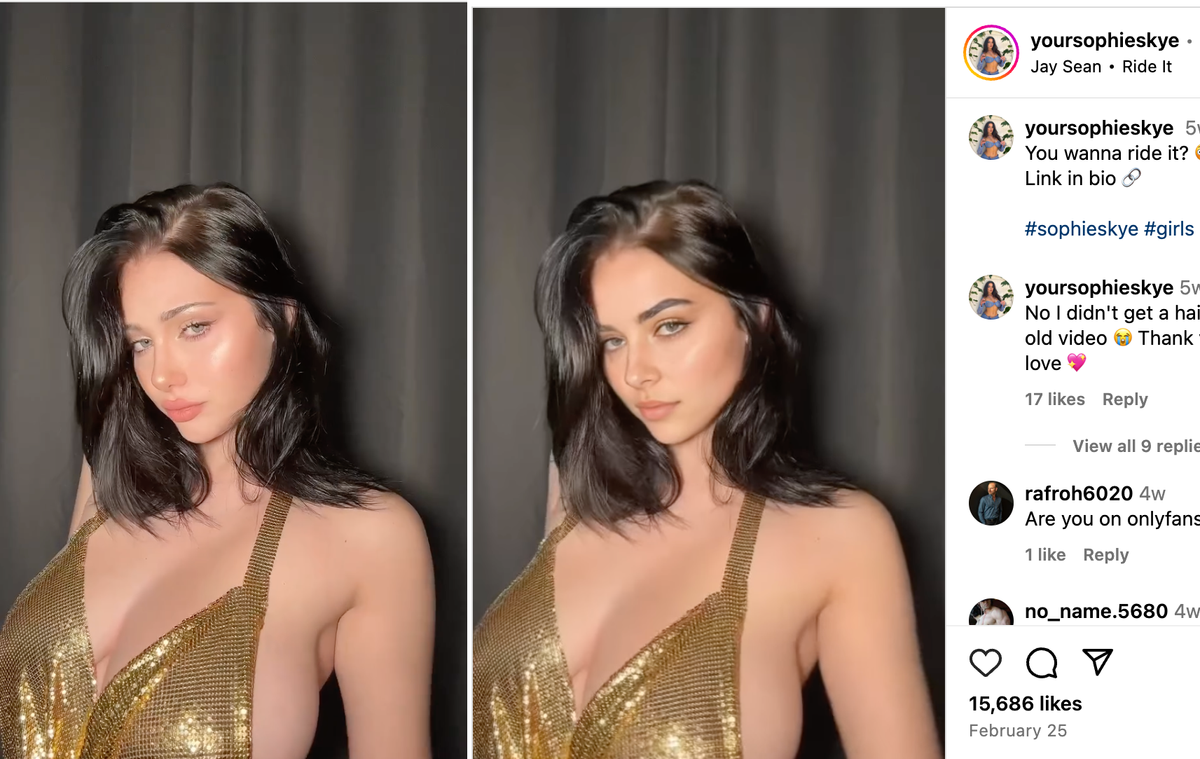 ‘AI Instagram Influencers’ Are Deepfaking Their Faces Onto Real Women’s Bodies