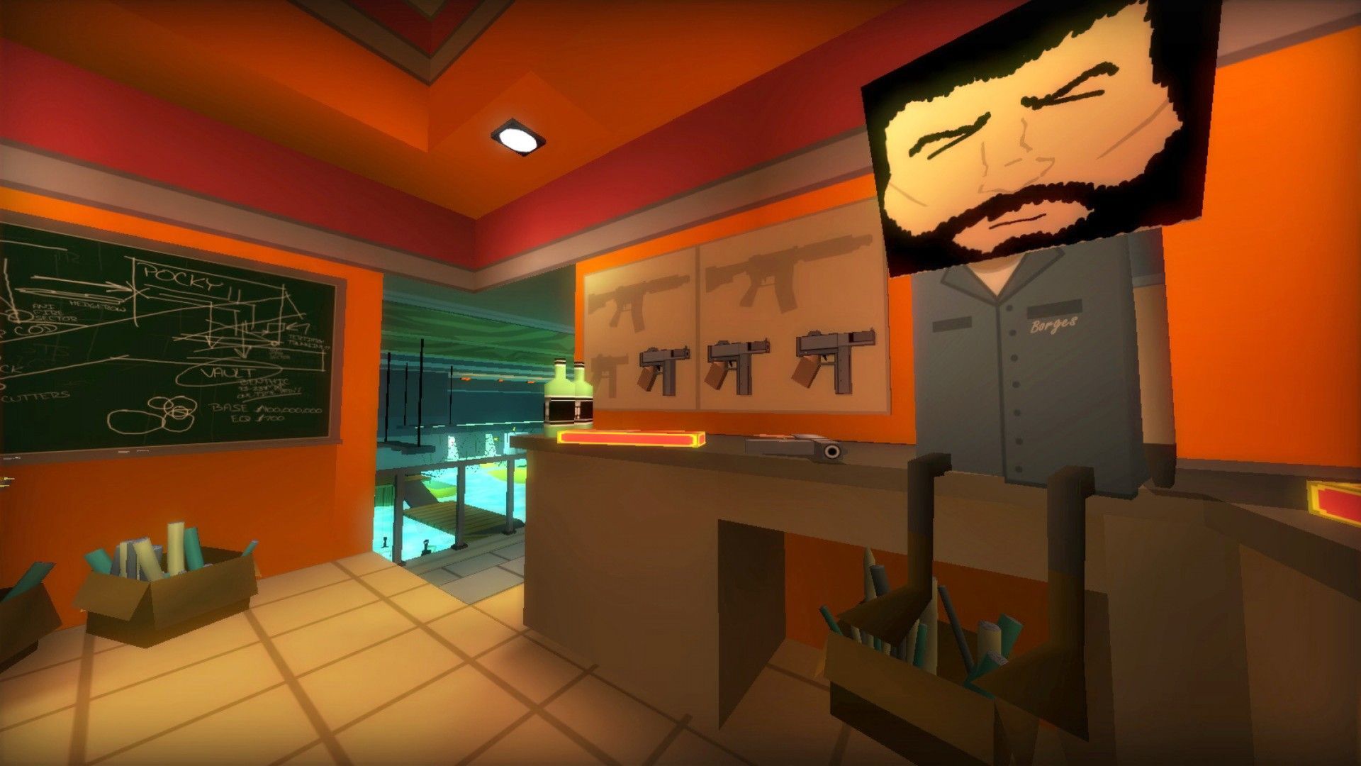 A screenshot from Thirty Flights of Loving.