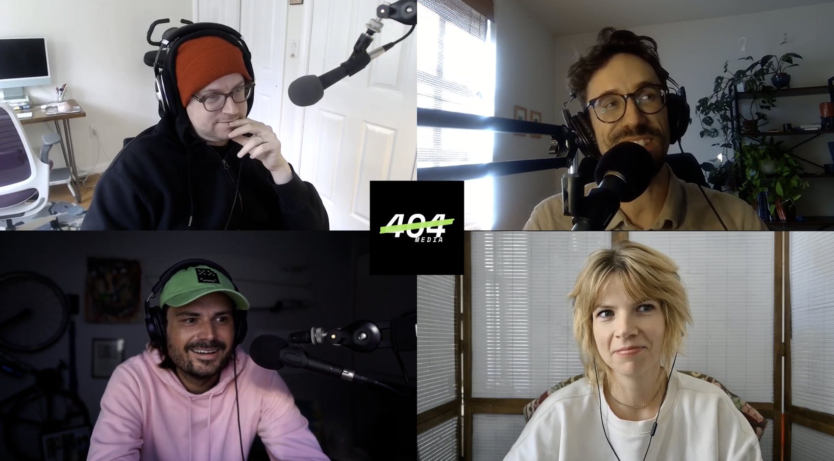 Clockwise: Emanuel Maiberg, Joseph Cox, Sam Cole, Jason Koebler.