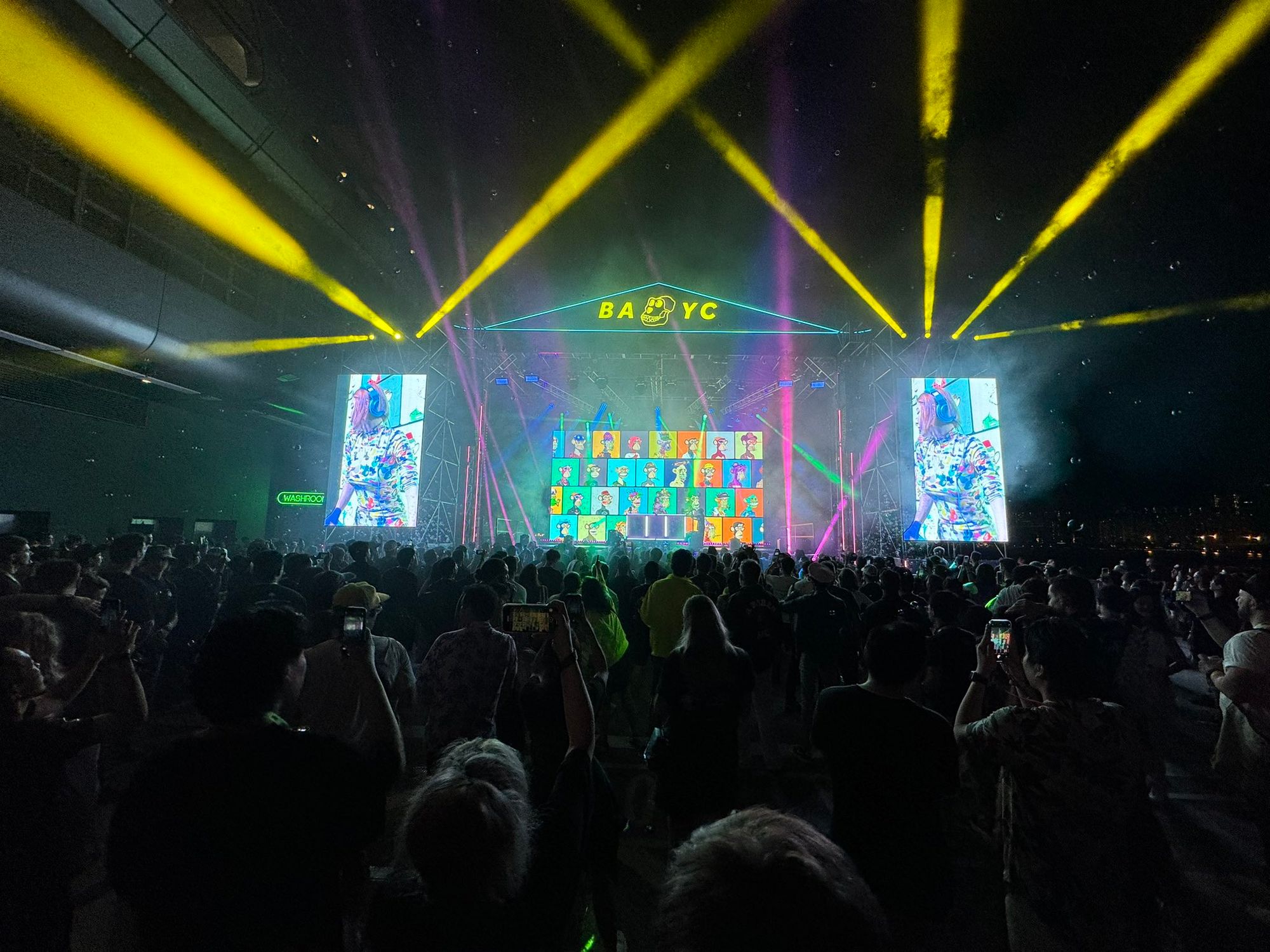 The stage at Ape Fest. Image: Twitter/@BoredApeYC