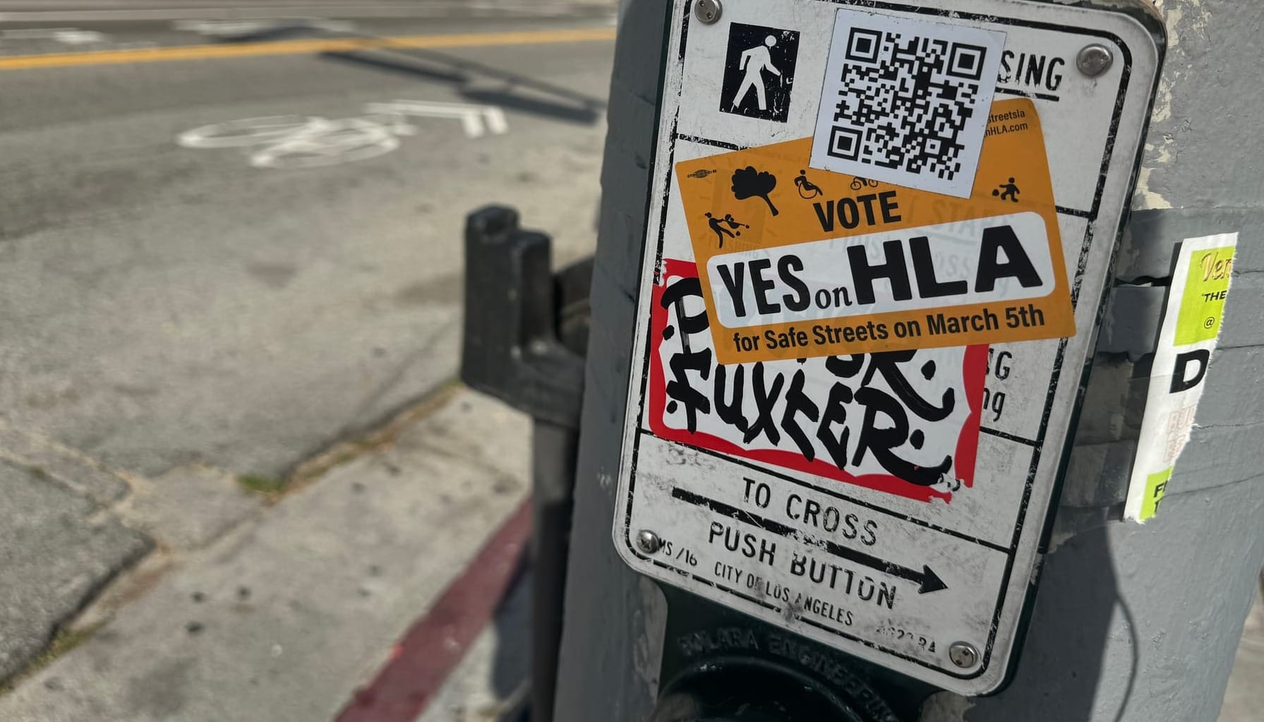 Vote YES on HLA sticker