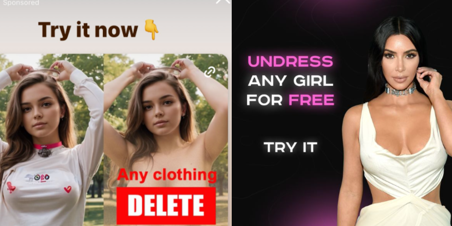 Instagram Advertises Nonconsensual AI Nude Apps