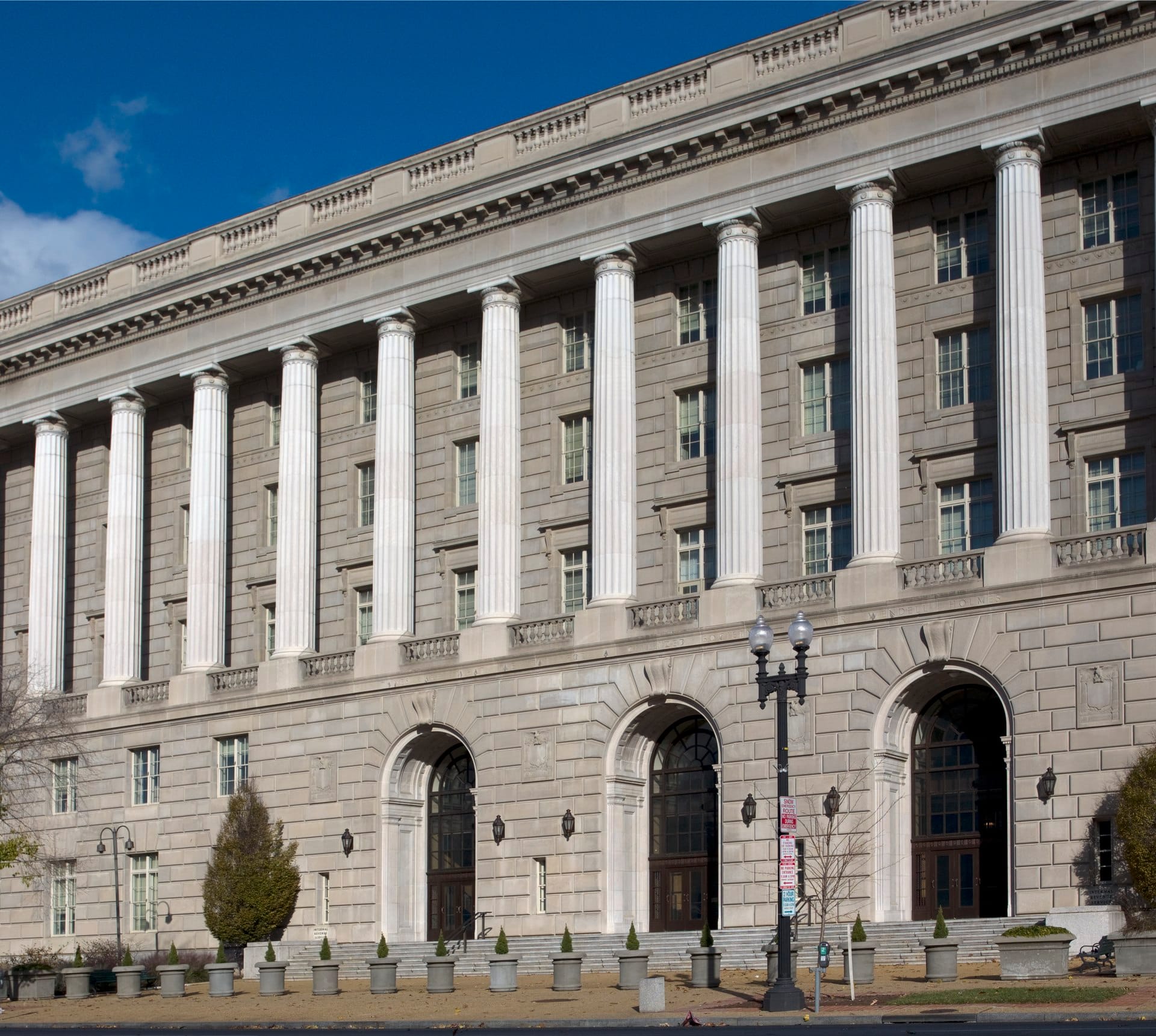 IRS building.