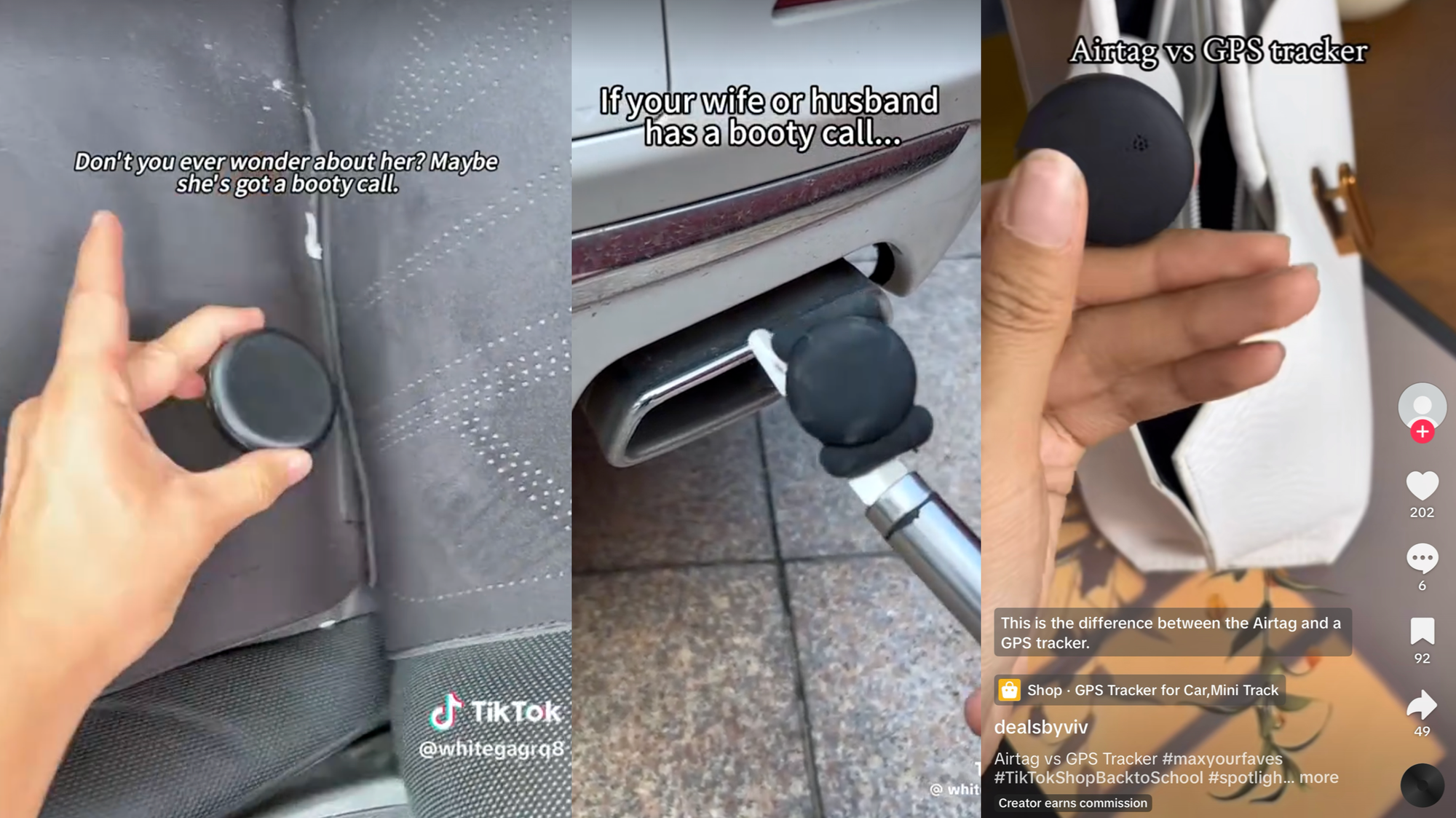 TikTok Shop Sells Viral GPS Trackers Marketed to Stalkers