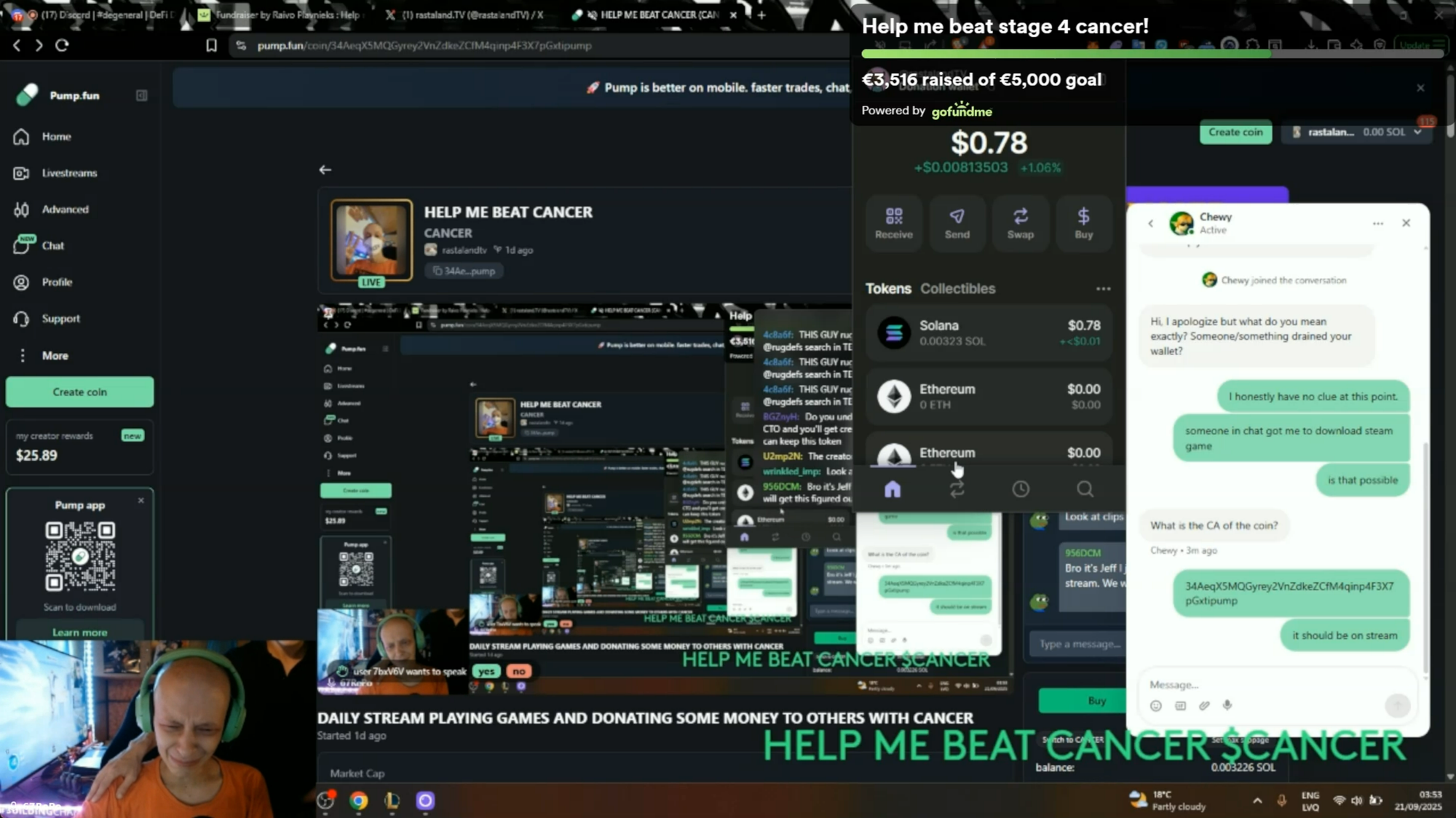 Steam Hosted Malware Game that Stole $32,000 from a Cancer Patient Live on Stream