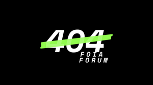 Our Second FOIA Forum! 11/30, 1PM EST