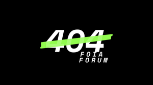 Our Third FOIA Forum! 3/6, 2PM EST