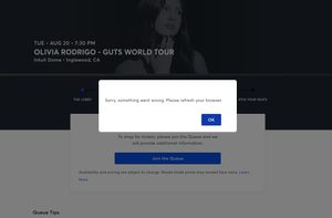 Ticketmaster Crashes During Olivia Rodrigo Presale—Here's Why