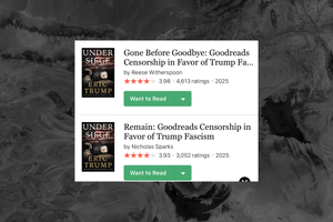 Rogue Goodreads Librarian Edits Site to Expose 'Censorship in Favor of Trump Fascism’